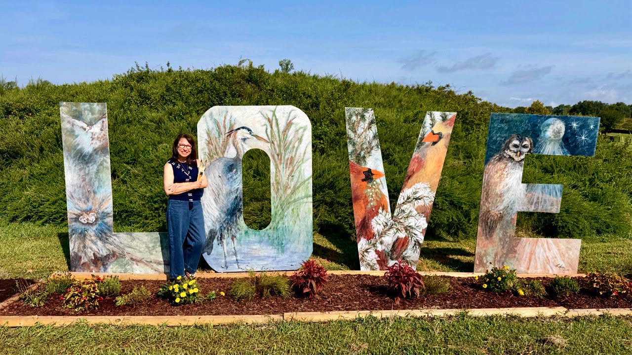 New LOVE Sign Installed at Greensprings Interpretive Trail